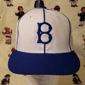 vintage B HAT 1980s lether sweat band